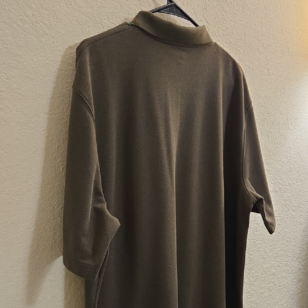 Carhartt Pocket Polo Shirt - Olive Green - Large Tall - Picture 12 of 14